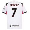 Goedkope AC Milan Gimenez 7 Uitshirt 2025-26